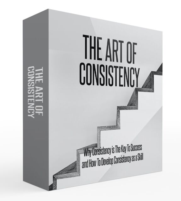 eCover representing The Art Of Consistency Video Upgrade eBooks & Reports with Master Resell Rights