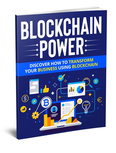 eCover representing Blockchain Power eBooks & Reports with Private Label Rights