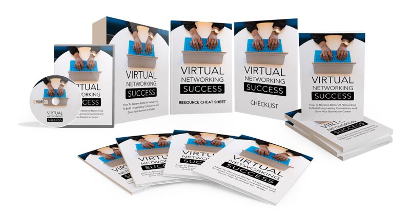 eCover representing Virtual Networking Success Video Course Videos, Tutorials & Courses with Master Resell Rights