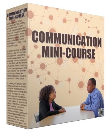 eCover representing Communication eCourse Bundle Articles, Newsletters & Blog Posts with Private Label Rights