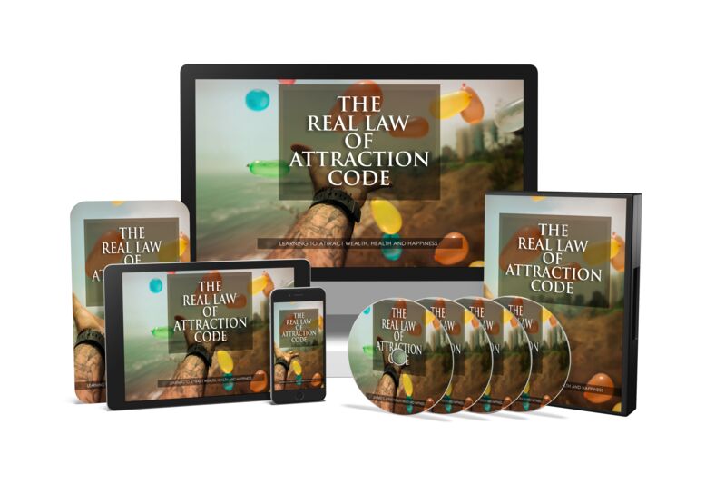 eCover representing The Real Law Of Attraction Code Video Upgrade eBooks & Reports/Videos, Tutorials & Courses with Master Resell Rights