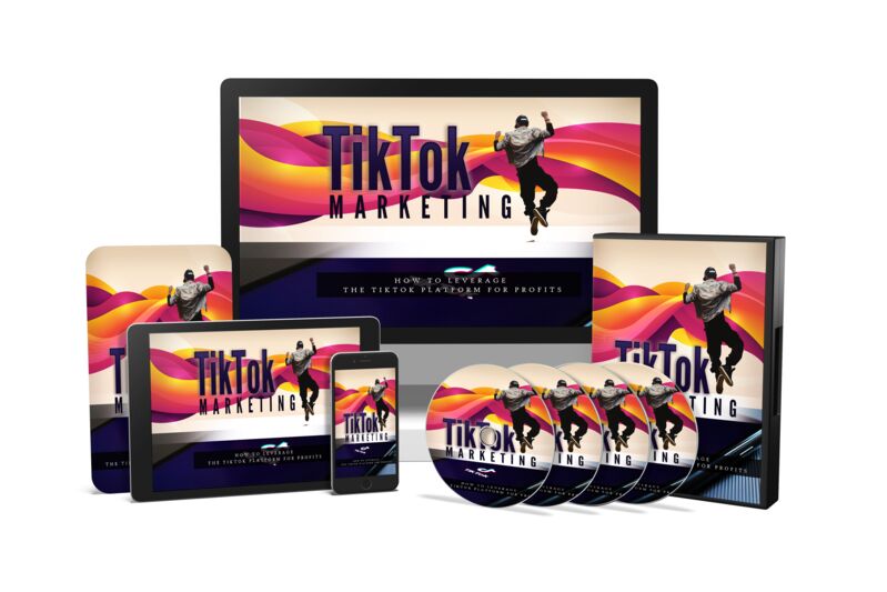 eCover representing TikTok Marketing Video Upgrade eBooks & Reports/Videos, Tutorials & Courses with Master Resell Rights