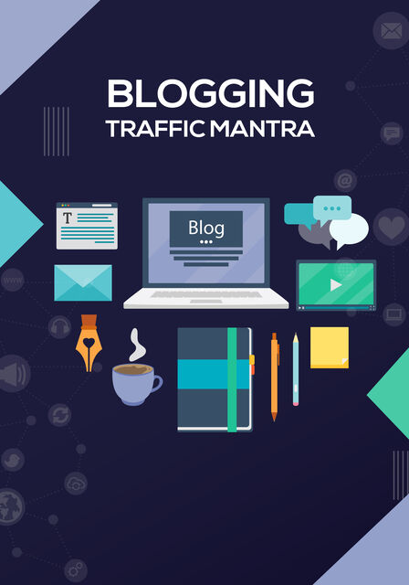 eCover representing Blogging Traffic Mantra eBooks & Reports with Private Label Rights