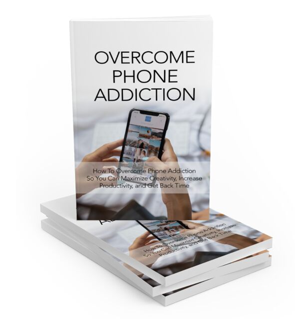 eCover representing Overcome Phone Addiction eBooks & Reports with Master Resell Rights