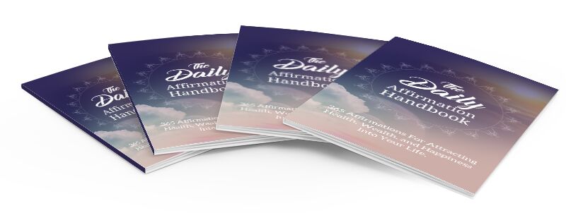 eCover representing The Daily Affirmation Handbook eBooks & Reports with Master Resell Rights