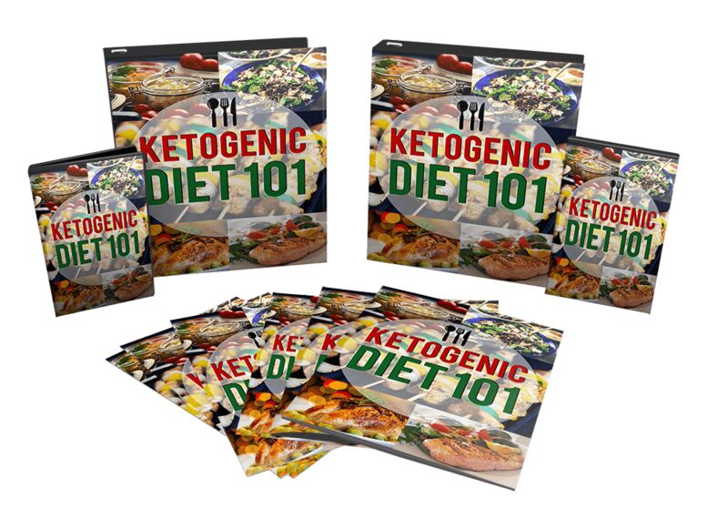 eCover representing Ketogenic Diet 101 Video Upgrade Videos, Tutorials & Courses with Master Resell Rights