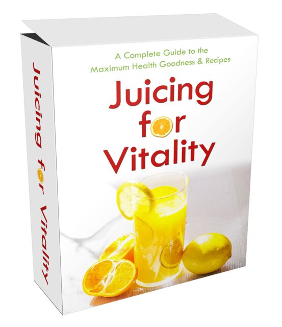 eCover representing Juicing For Vitality Video Upgrade Videos, Tutorials & Courses with Master Resell Rights