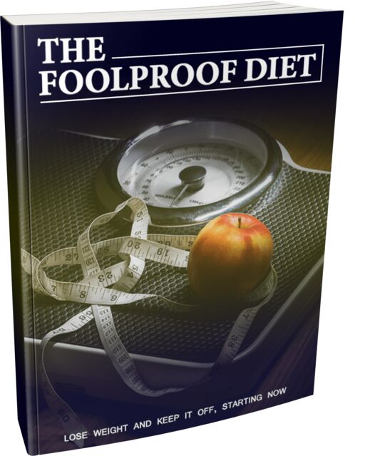 eCover representing The Foolproof Diet eBooks & Reports with Master Resell Rights