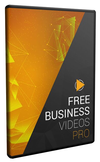 eCover representing Free Business Videos PRO Videos, Tutorials & Courses with Master Resell Rights