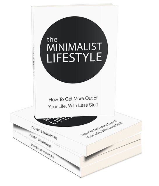 eCover representing The Minimalist Lifestyle eBooks & Reports with Master Resell Rights