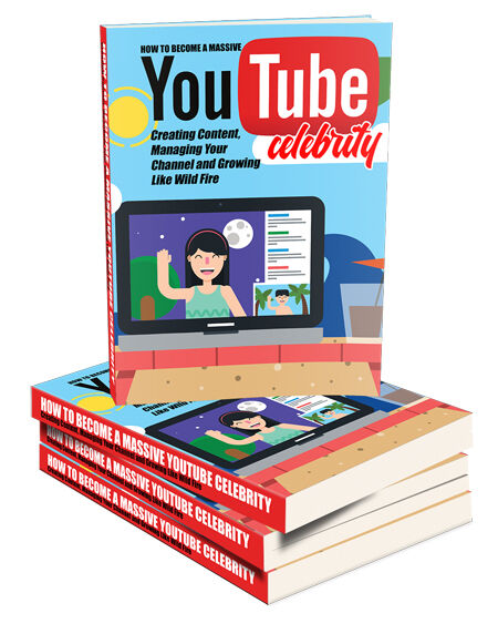 eCover representing YouTube Celebrity eBooks & Reports with Master Resell Rights