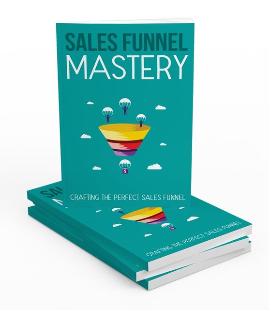 eCover representing Sales Funnel Mastery Gold Upgrade eBooks & Reports with Master Resell Rights