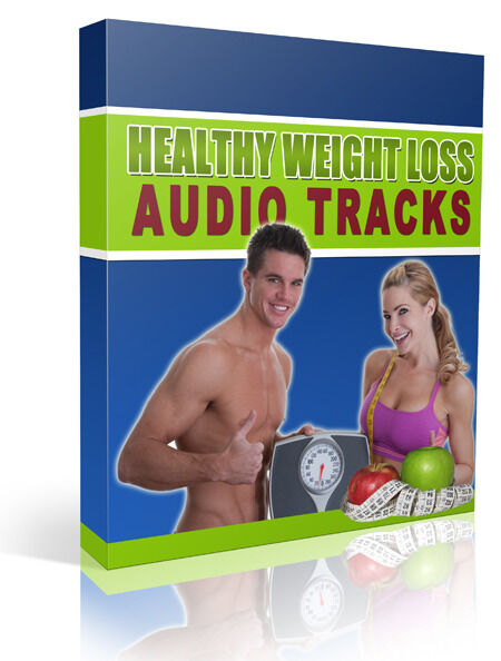 eCover representing Healthy Weight Loss Audio Tracks Audio & Music with Private Label Rights